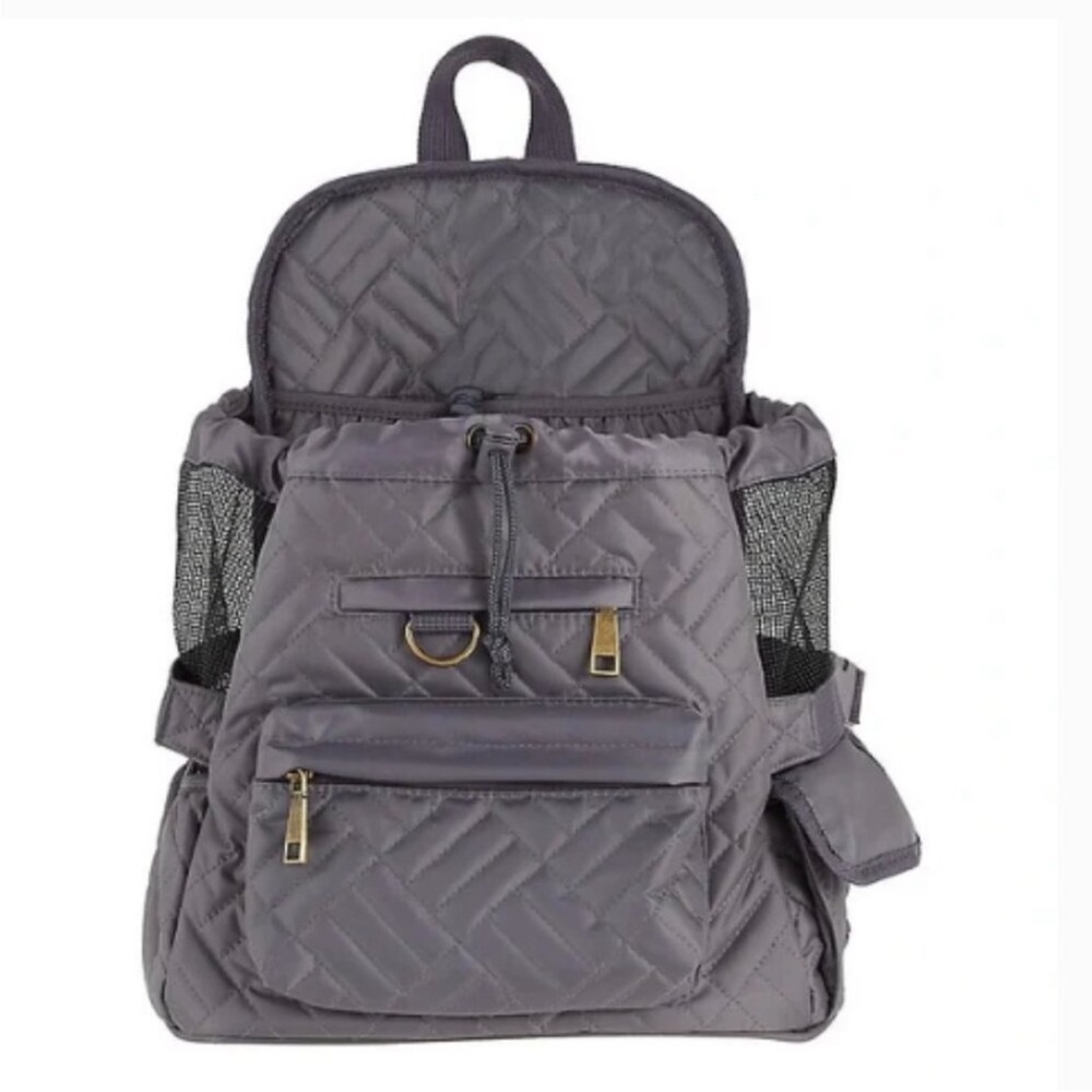 Top Paw Pet Carrier Bag Quilted Gray Backpack NWT